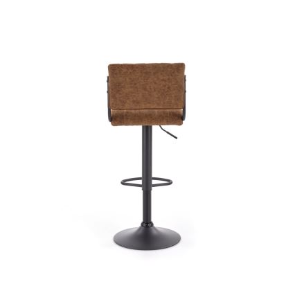 Taburete 109x46 cm negro/marrón