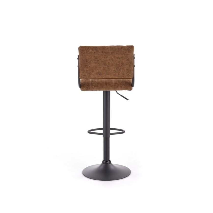Taburete 109x46 cm negro/marrón