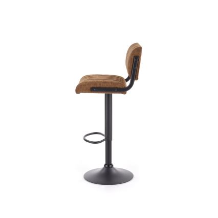 Taburete 109x46 cm negro/marrón