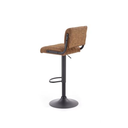 Taburete 109x46 cm negro/marrón