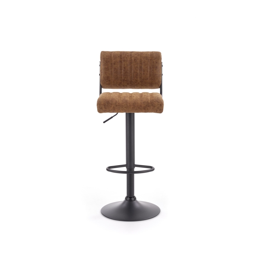 Taburete 109x46 cm negro/marrón