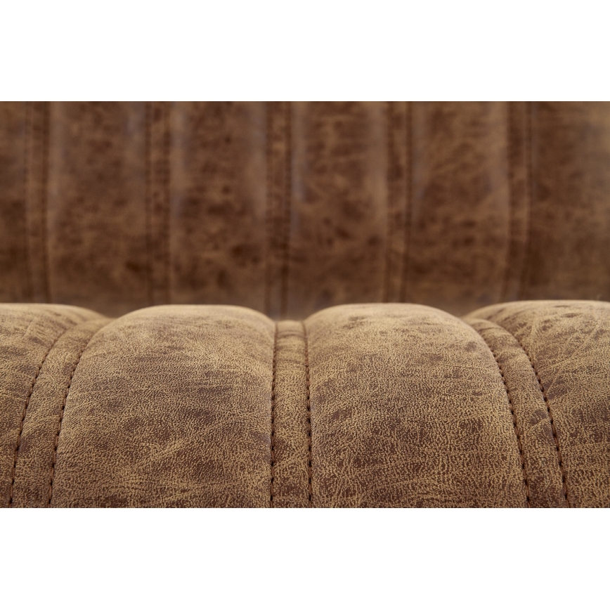 Taburete 109x46 cm negro/marrón