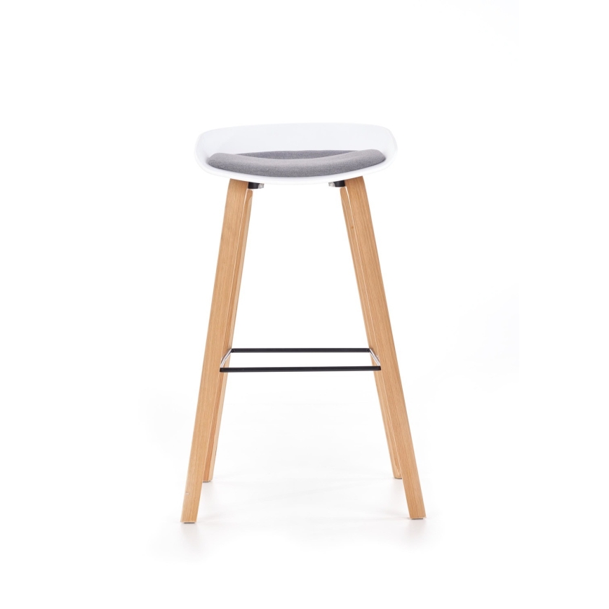 Taburete 81x51 cm beige/blanco