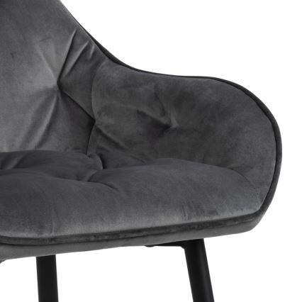 Taburete AYLIN 1 pz gris oscuro
