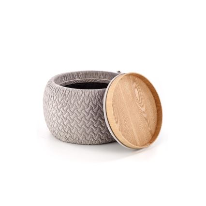 Taburete BONO diá. 54 cm gris