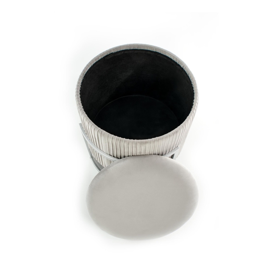 Taburete CRICKET diá. 40 cm gris