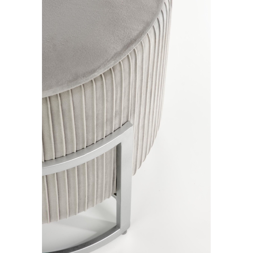 Taburete CRICKET diá. 40 cm gris