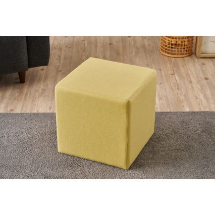 Taburete CUBI 40x40 cm amarillo