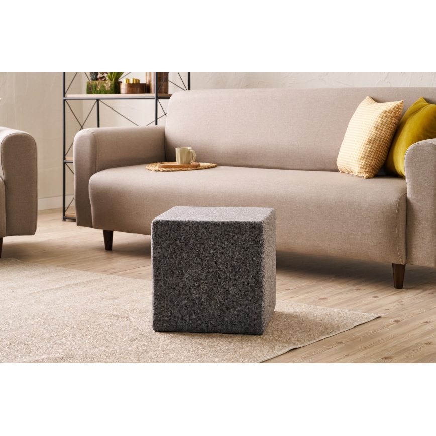 Taburete CUBI 40x40 cm antracita