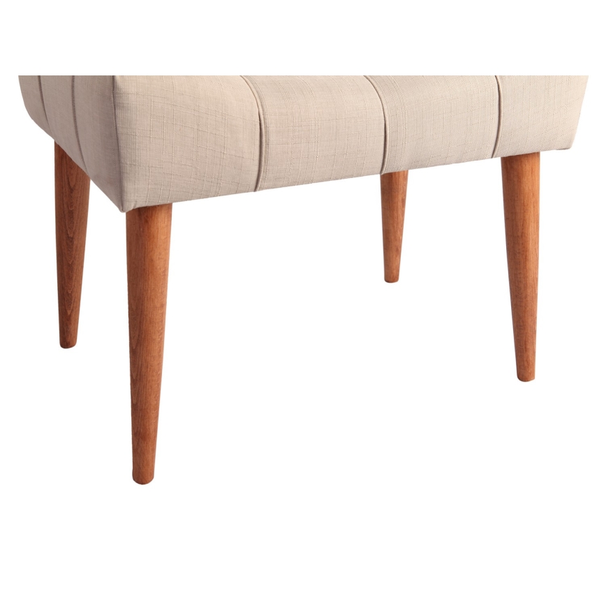 Taburete LUMI 40x58 cm crema