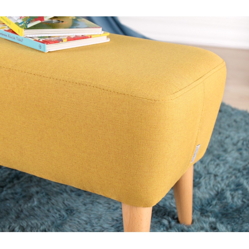 Taburete PIXI 32x61 cm amarillo