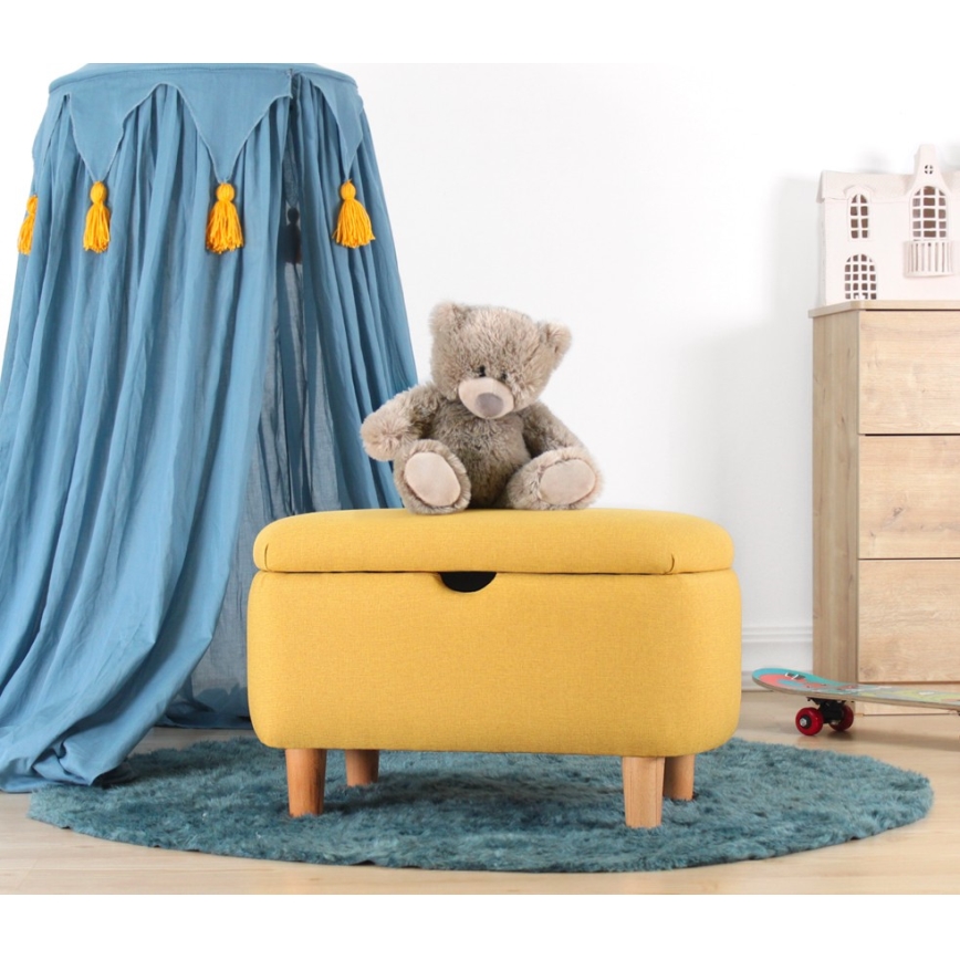 Taburete PIXI 37x61 cm amarillo