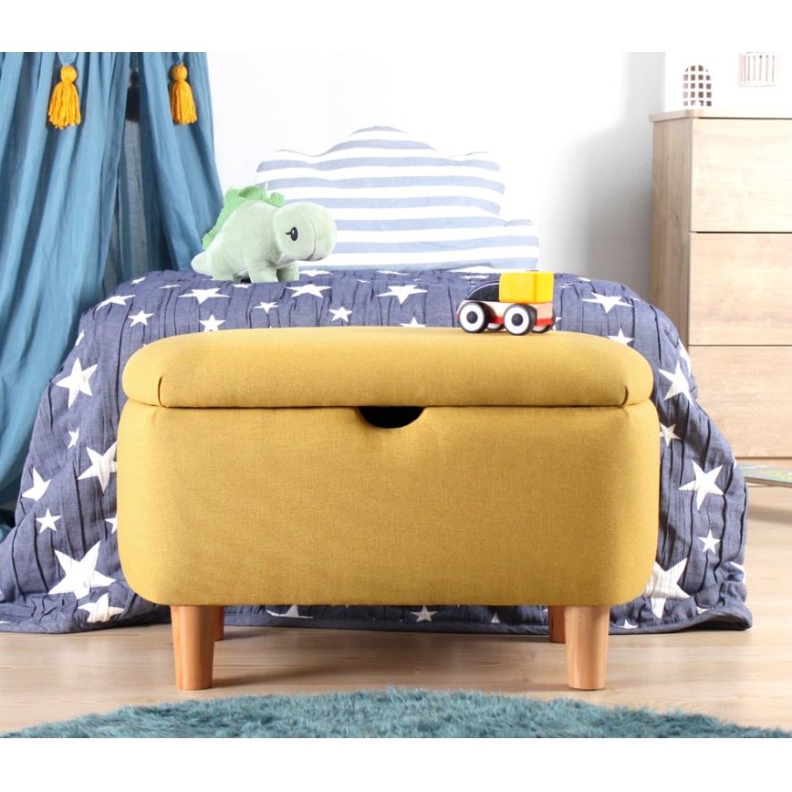 Taburete PIXI 37x61 cm amarillo