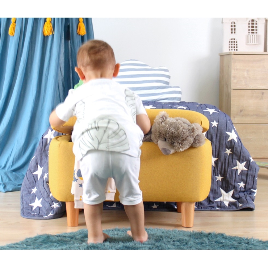 Taburete PIXI 37x61 cm amarillo