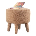Taburete PIXI, diámetro 38 cm, marrón