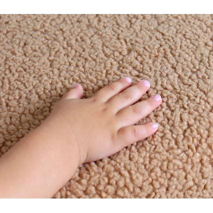 Taburete PIXI, diámetro 38 cm, marrón