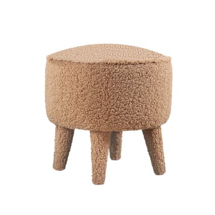 Taburete PIXI, diámetro 38 cm, marrón
