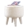 Taburete PIXI, Ø 38 cm, blanco
