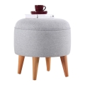 Taburete PIXI Ø 40 cm gris
