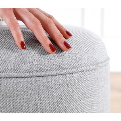 Taburete PIXI Ø 40 cm gris