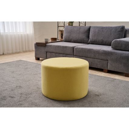 Taburete RABO Ø 58 cm amarillo