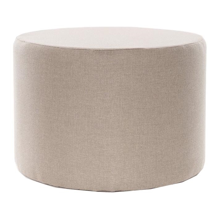 Taburete RABO, Ø 58 cm, beige