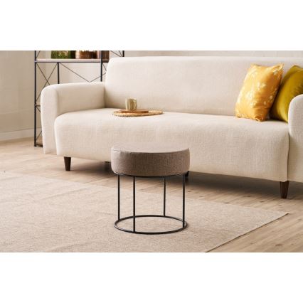 Taburete RELO Ø 40 cm marrón