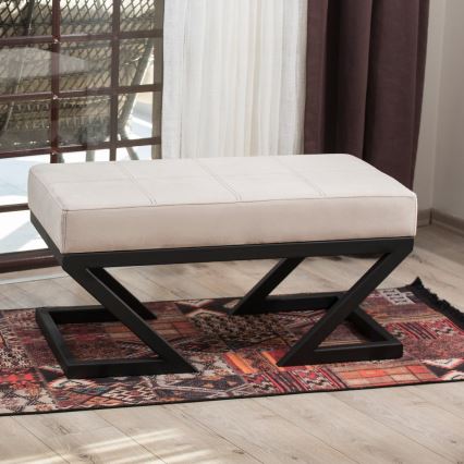 Taburete RINA 45 x 90 cm beige