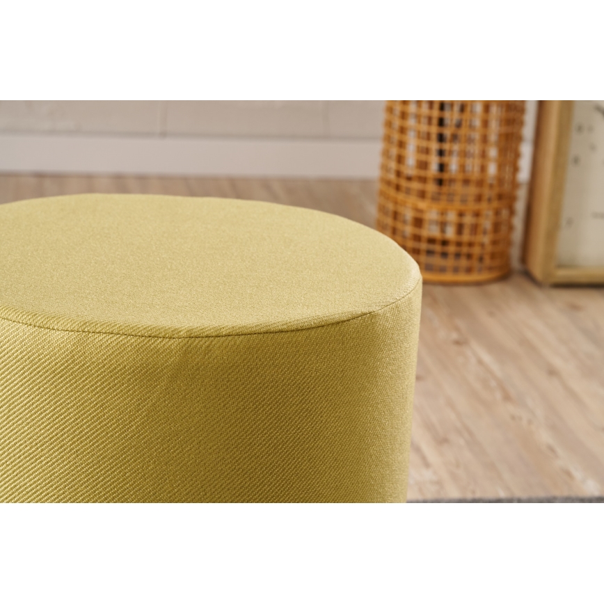 Taburete RONDO, diámetro 40 cm, amarillo