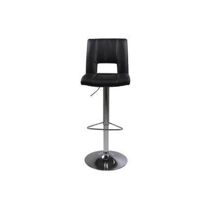 Taburete SERENA 1 pz negro/cromo mate