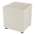 Taburete SIX 40x40 cm crema