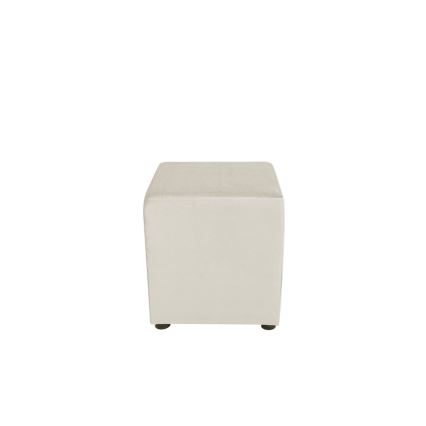 Taburete SIX 40x40 cm crema