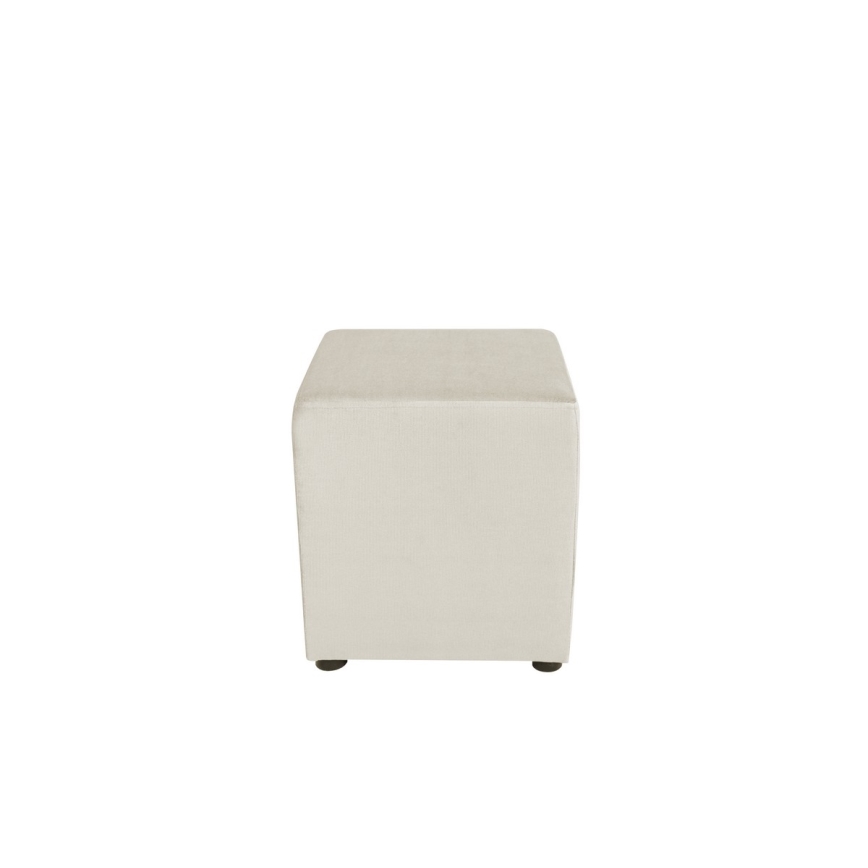 Taburete SIX 40x40 cm crema