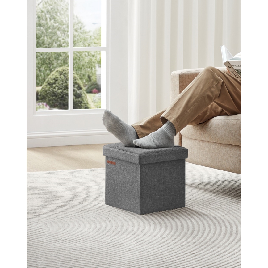 Taburete SULTAN 30x30 cm gris