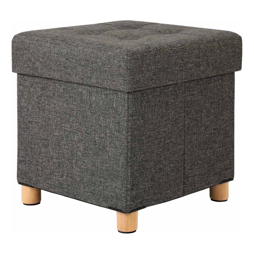 Taburete SULTAN 38x40 cm gris oscuro
