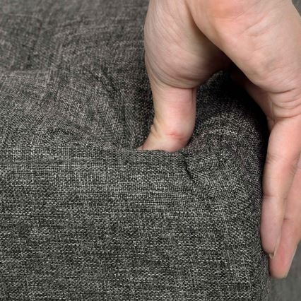 Taburete SULTAN 38x40 cm gris oscuro