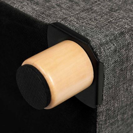 Taburete SULTAN 38x40 cm gris oscuro