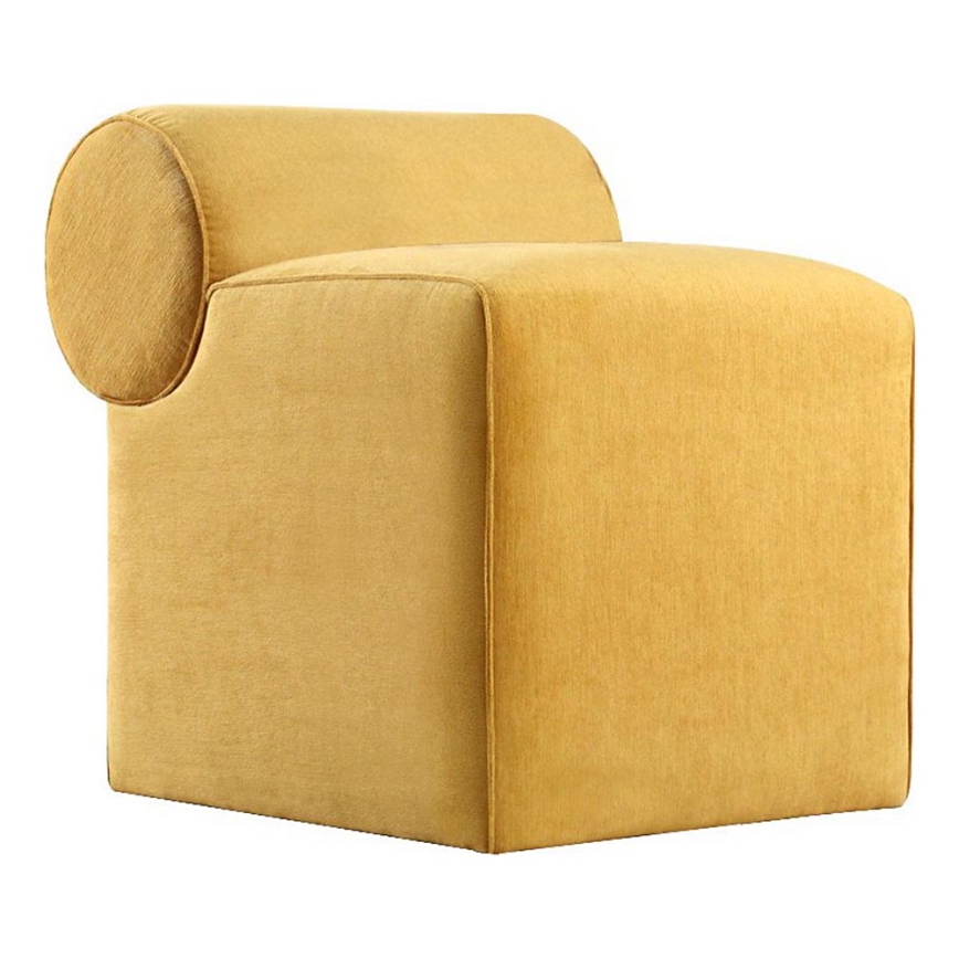 Taburete TIKI 47x45 cm amarillo