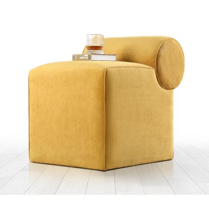 Taburete TIKI 47x45 cm amarillo