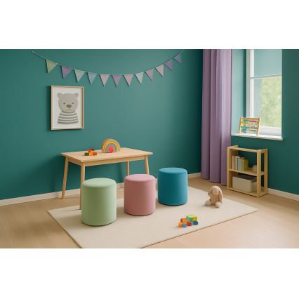 Taburete VEX Ø 36 cm rosa