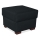 Taburete VIVA 51x51 cm negro