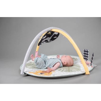 Taf Toys - Alfombra de juegos infantil con trapecio sabana 2xAAA