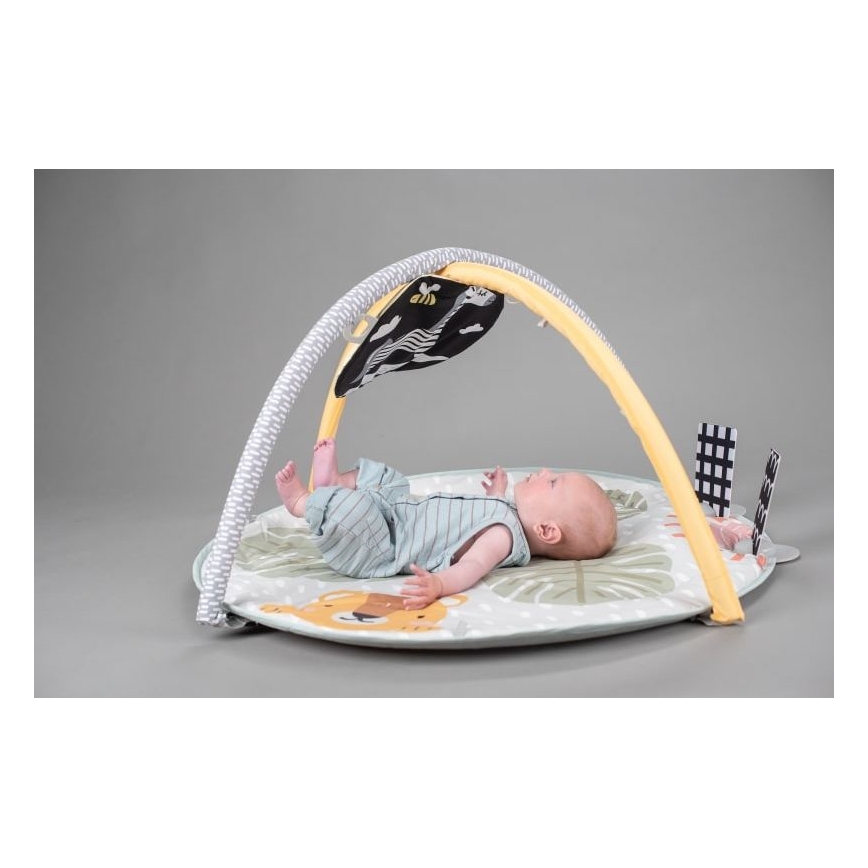 Taf Toys - Alfombra de juegos infantil con trapecio sabana 2xAAA