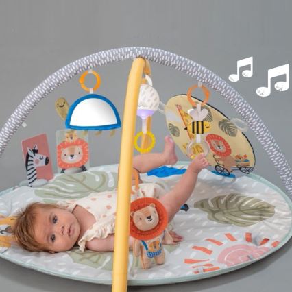 Taf Toys - Alfombra de juegos infantil con trapecio sabana 2xAAA