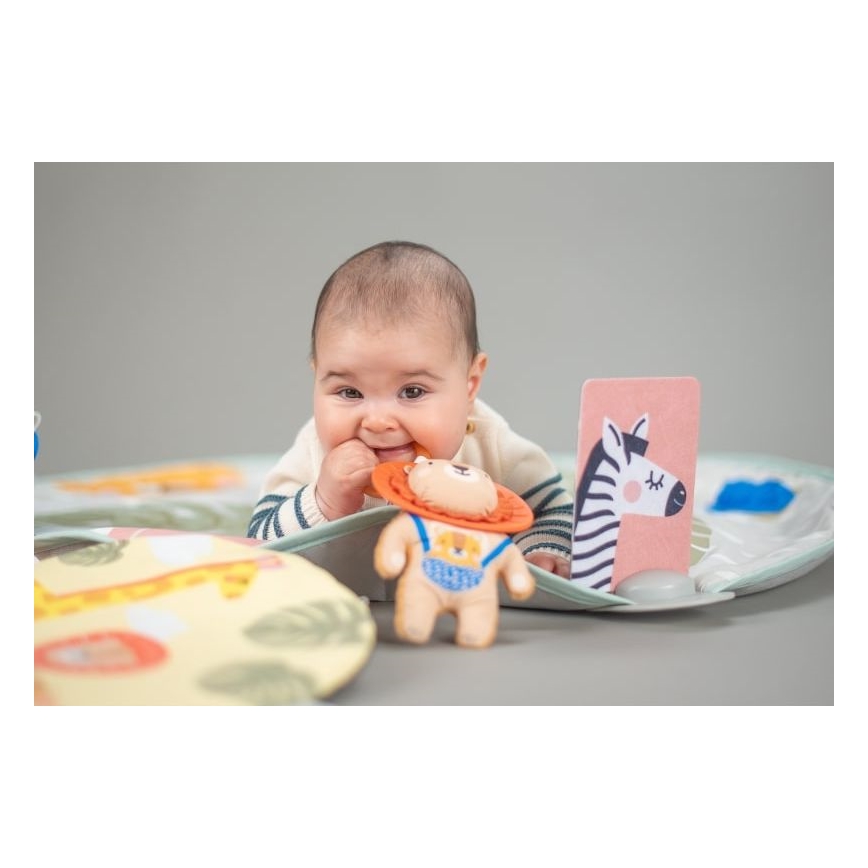 Taf Toys - Alfombra de juegos infantil con trapecio sabana 2xAAA