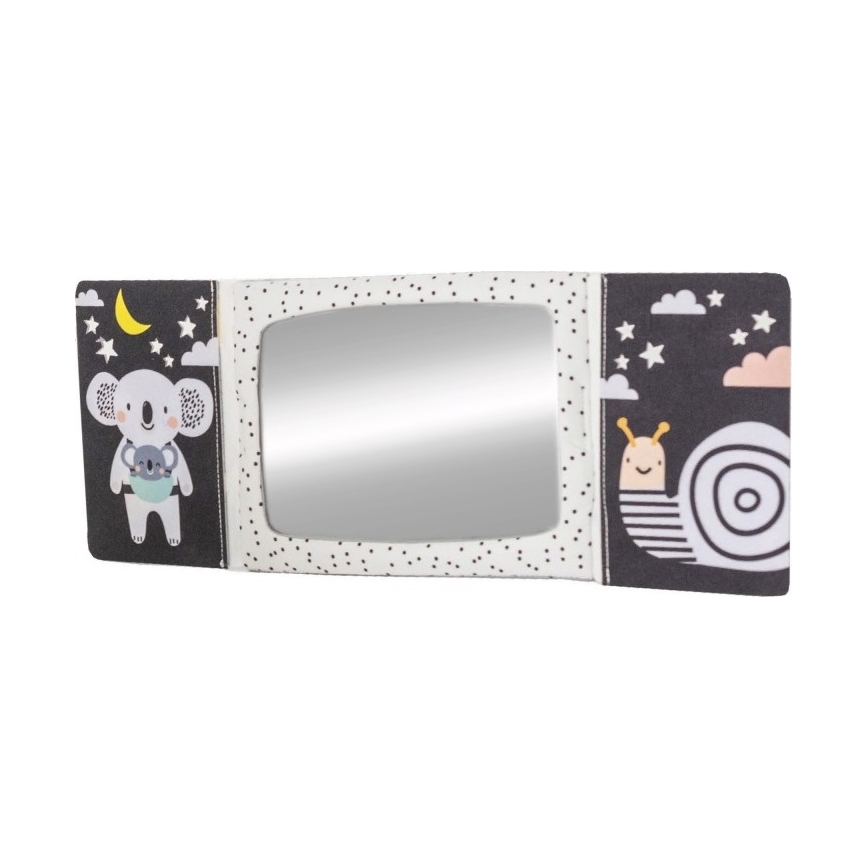 Taf Toys - Libro textil infantil con espejo negro