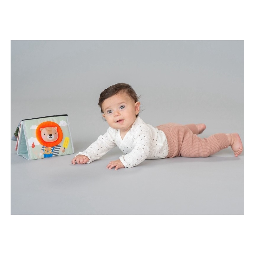 Taf Toys - Libro textil infantil con espejo sabana
