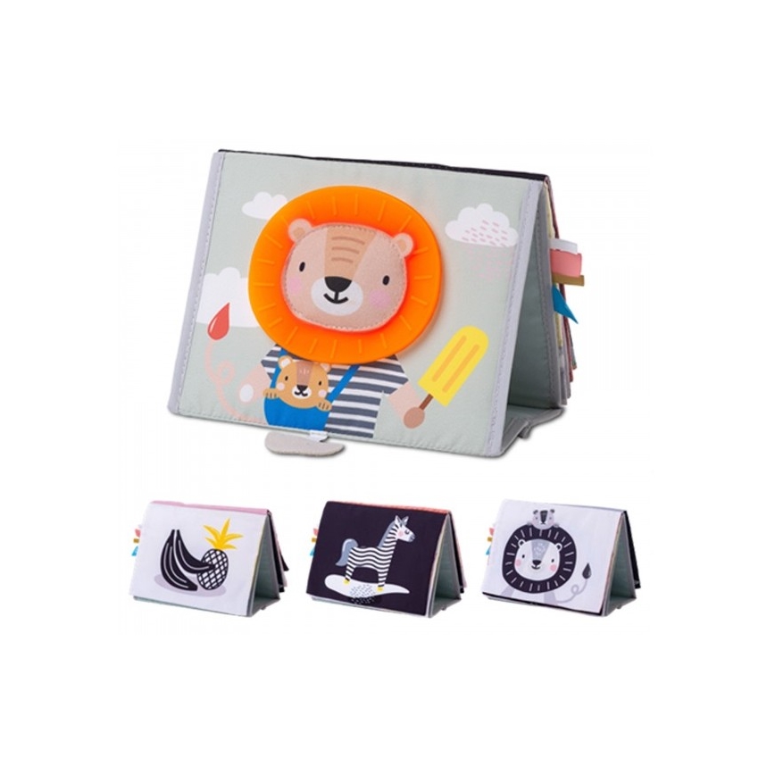 Taf Toys - Libro textil infantil con espejo sabana