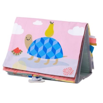 Taf Toys - Libro textil infantil con espejo sabana