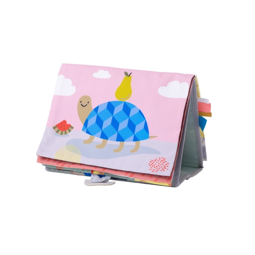 Taf Toys - Libro textil infantil con espejo sabana